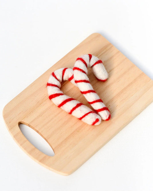 Felt Candy Canes - Set Of 2