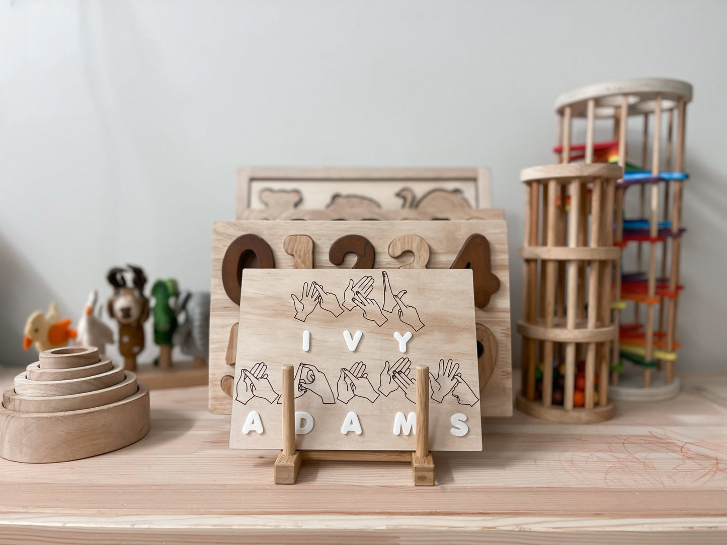 Auslan Name Plaques