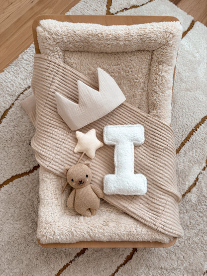 Teddy Fabric Letters