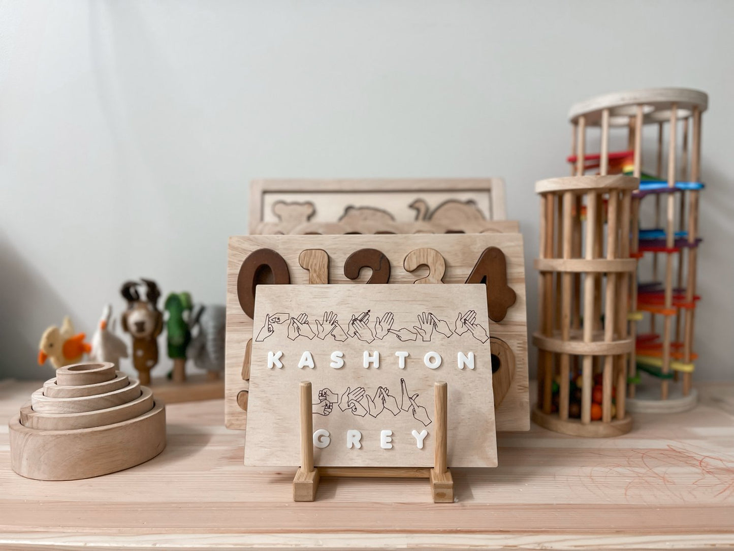 Auslan Name Plaques